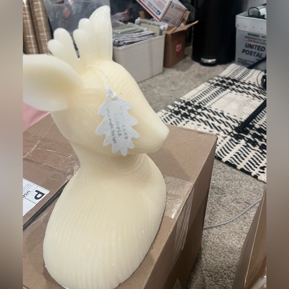 Anthropologie Woodland Shaped Wax Candle, NIB - Picture 5 of 6